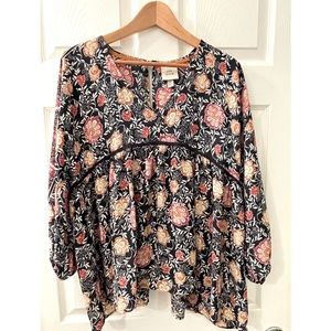 Knox Rose floral tunic